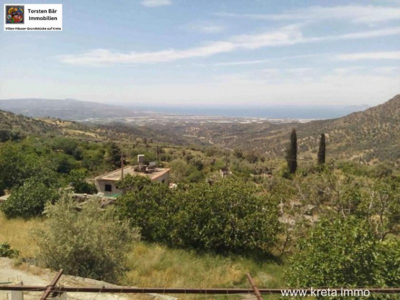 Grioria Kreta, Grioria, renovierungsbedürftigs Steinhaus 130m² Wfl. Meerblick Haus kaufen